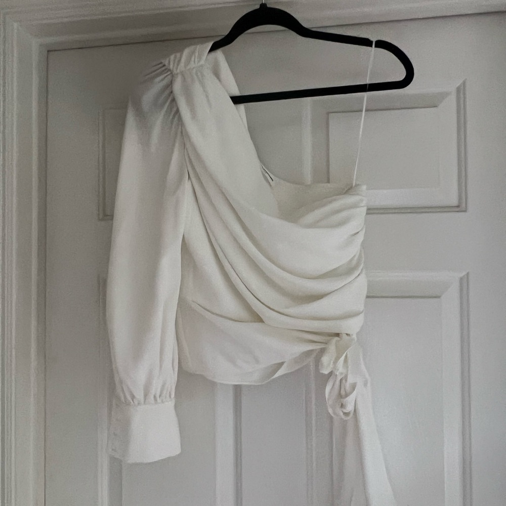 Amanda Uprichard One Shoulder Top